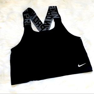 Nike Black Strap Crop Top!